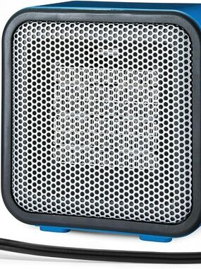 Portable mini space heater for office desk